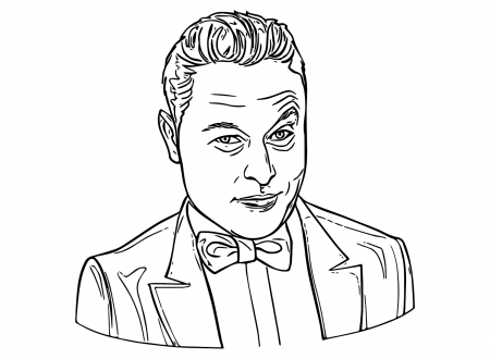 Free Printable Elon Musk Coloring Pages - Elon Musk Coloring Pages - Coloring  Pages For Kids And Adults