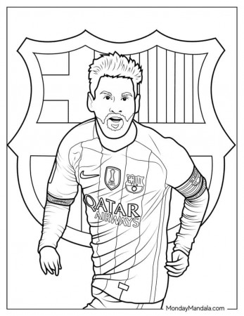 20 Lionel Messi Coloring Pages (Free PDF Printables)