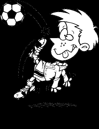 Soccer coloring pages 11 / Soccer / Kids printables coloring pages