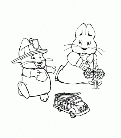 Free Printable Max and Ruby Coloring Pages For Kids