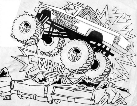 coloring pages | Monster Trucks ...