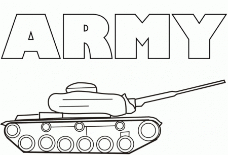 Army S - Coloring Pages for Kids and for Adults