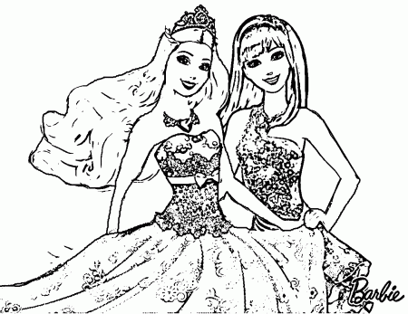 Barbie_the_princess_and_the_popstar_coloring_page | Wecoloringpage
