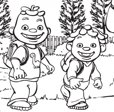 Sid the Science Kid Sid, Gerald, and Dad are going on a wildlife watch - Sid the Science Kid Coloring Pages