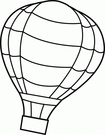 Related Hot Air Balloon Coloring Pages item-11542, Hot Air Balloon ...