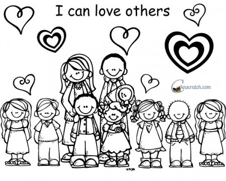 lds coloring pages 2016 2008. lds coloring pages love one another ...