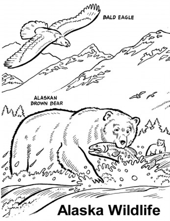 Coloring: Alaska Coloring Pages