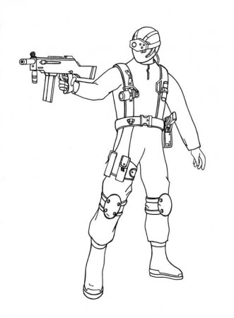 Call of Duty 8 Coloring Page - Free Printable Coloring Pages for Kids