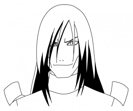 orochimaru 2 Coloring Page - Anime Coloring Pages