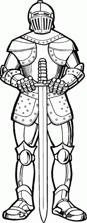 Knights Silence Coloring Pages For Kids #dY3 : Printable Castles ...