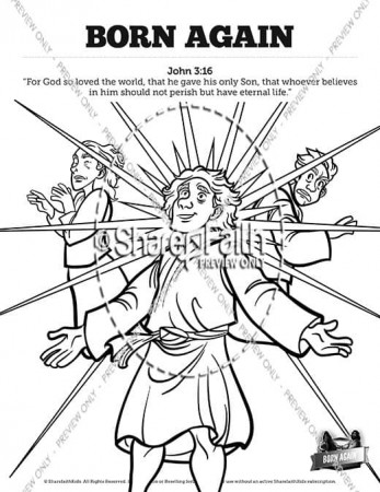 ShareFaith Media » John 3 Born Again Sunday School Coloring Pages –  ShareFaith Media