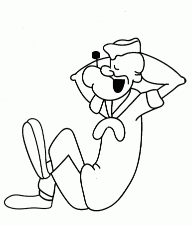 Popeye Coloring Pages Coloring Pages Popeye Coloring Pages ...