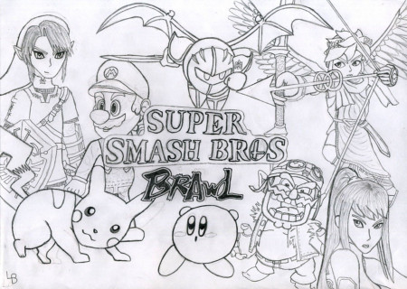 Super Smash Bros Drawings for Pinterest