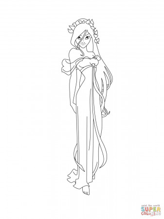 Giselle coloring page | Free Printable Coloring Pages
