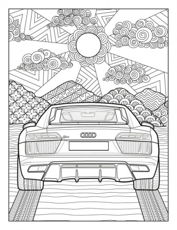 Audi and Mercedes Release Coloring Pages to Battle Quarantine Boredom