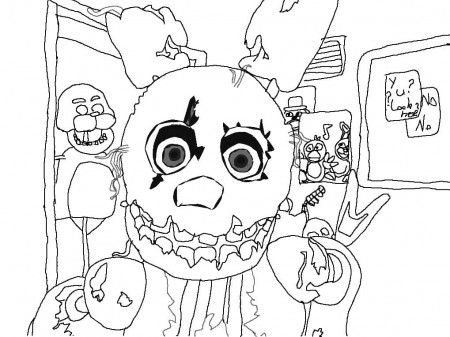Five Nights at Freddy's coloring pages - Print for free (120 Images)