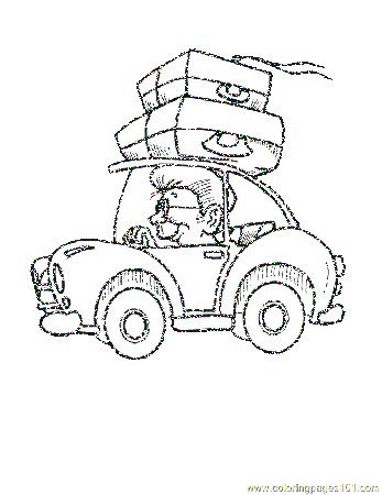 Taxi Coloring Page - Free Racing Cars Coloring Pages ...