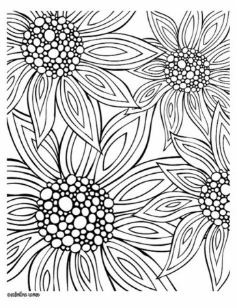 Get This Flowers Coloring Pages for Adults Printable 5271d !
