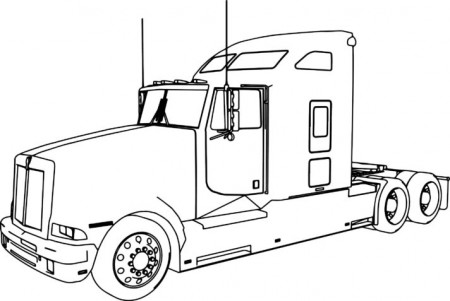 Coloring Pages Top 15 Ace Semi Truck Artistry Tow Fire Engine ...