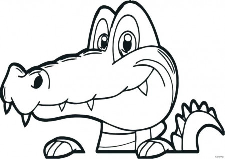 Gator Coloring Sheets Florida Pages Alligator For Kids Drawing At ...