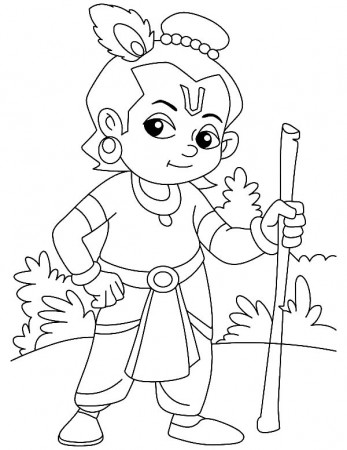 Supreme Personality Of Godhead Krishna Coloring Pages - Download ...