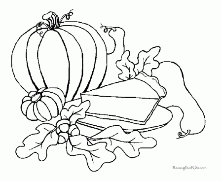 Free Thanksgiving food coloring pages 016