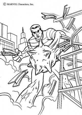 SPIDER-MAN coloring pages - Spiderman catching Harry Osborn the ...