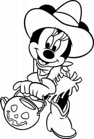Mickey Minnie Halloween Coloring Pages Â» Cenul – Free Coloring ...
