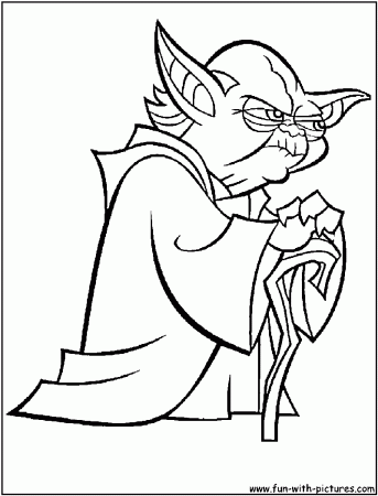 Yoda Black And White Clipart - Clipart Kid