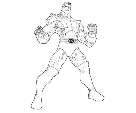 8 Pics of Colossus Marvel Coloring Pages - X-Men Colossus Coloring ...