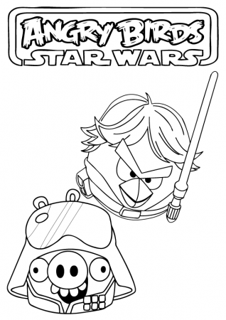 Angry Birds Star Wars Logo Coloring Pages - Coloring Pages For All ...