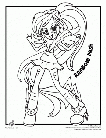Take Rainbow Dash Coloring Page Az Coloring Pages, Guide My Little ...
