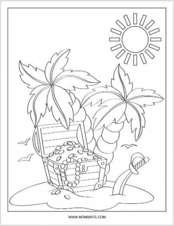 Free Printable Pirate Coloring Pages | Mombrite