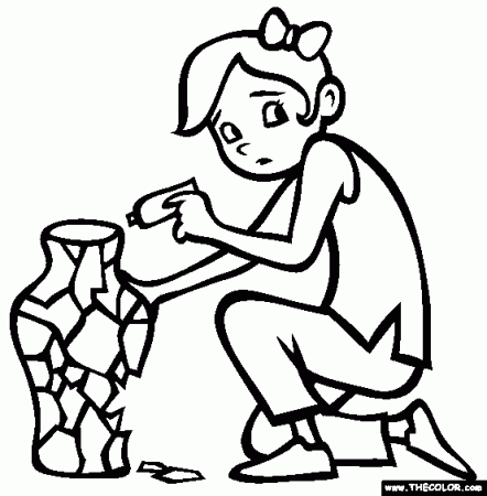Glue Coloring Page | Free Glue Online Coloring