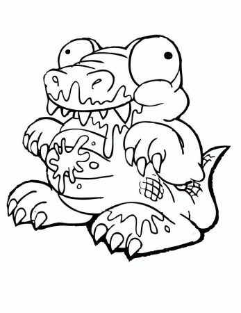 Trash pack coloring page | Monster coloring pages, Coloring pages, Cartoon coloring  pages