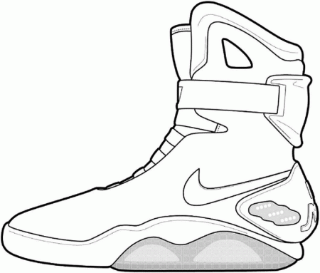 Nike Shoe Coloring Pages - Nike Coloring Pages - Coloring Pages For Kids  And Adults