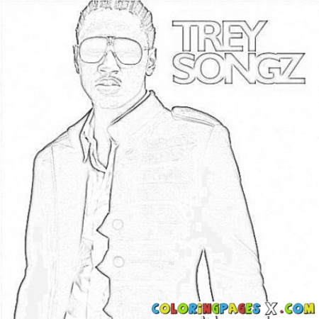 Trey Songz Coloring Page