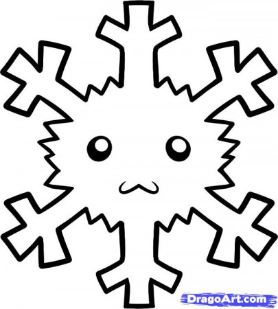 How to Draw a Snowflake for Kids, Step by Step, Cartoons For Kids ...