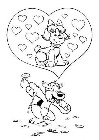 Samson and Gert are Falling in Love Coloring Pages | Best Place to ...