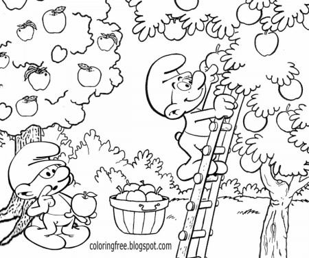 Free Coloring Pages Printable Pictures To Color Kids Drawing ideas: Smurfs  Coloring Books For Teenagers Smurf Free Pictures To Color