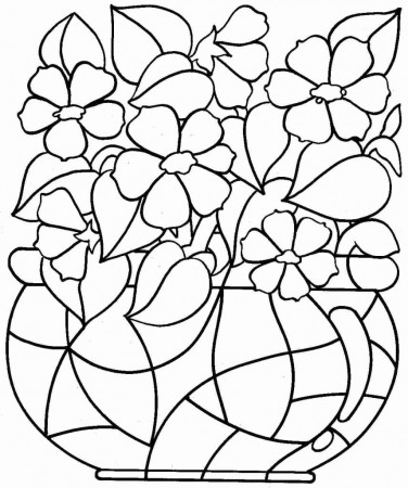Large Coloring Books for Adults Fresh Print Coloring Pages for Adults at  Getcolori… | Printable flower coloring pages, Flower coloring sheets,  Spring coloring pages