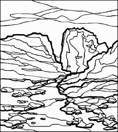 Coloring Page - Landscapes coloring pages 51