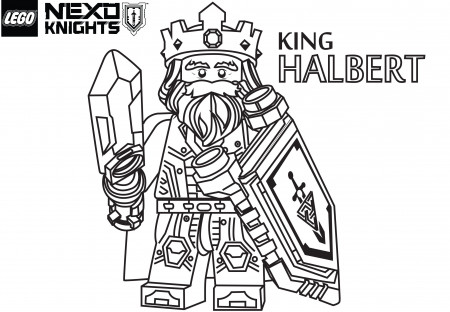 Nexo Lego Knights Coloring Pages Sketch Coloring Page