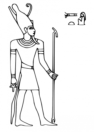 Egyptian Mythology Coloring Pages | Coloring Pages