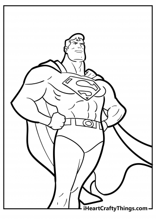 Printable Superman Coloring Pages (Updated 2023)