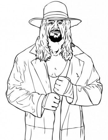 Free Printable WWE Coloring Pages For Kids | Wwe coloring pages, Sports coloring  pages, Coloring pages for kids