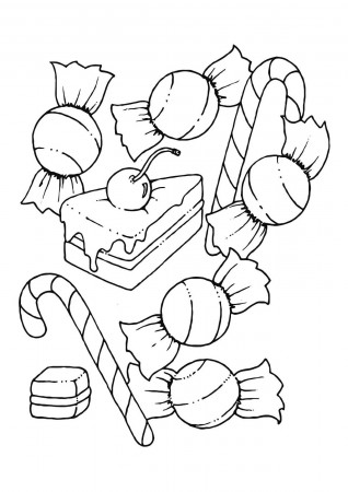 Candyland Coloring Pages for Kids | Candy coloring pages, Food coloring  pages, Candy drawing