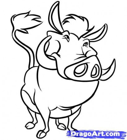 warthog costume Colouring Pages | Cute disney drawings, Horse coloring pages,  Disney art drawings