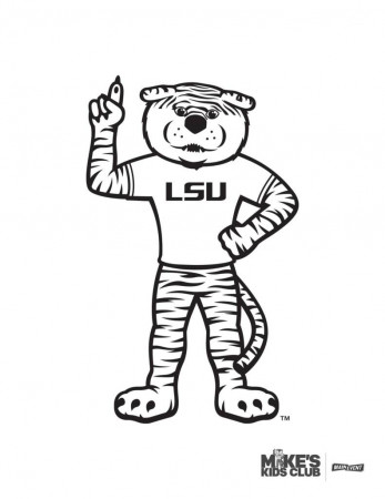 Coloring Sheets from LSU Athletics – LSU