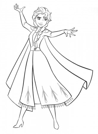 New Frozen 2 coloring pages with Elsa | Frozen para colorir, Desenho frozen,  Desenho da frozen 2